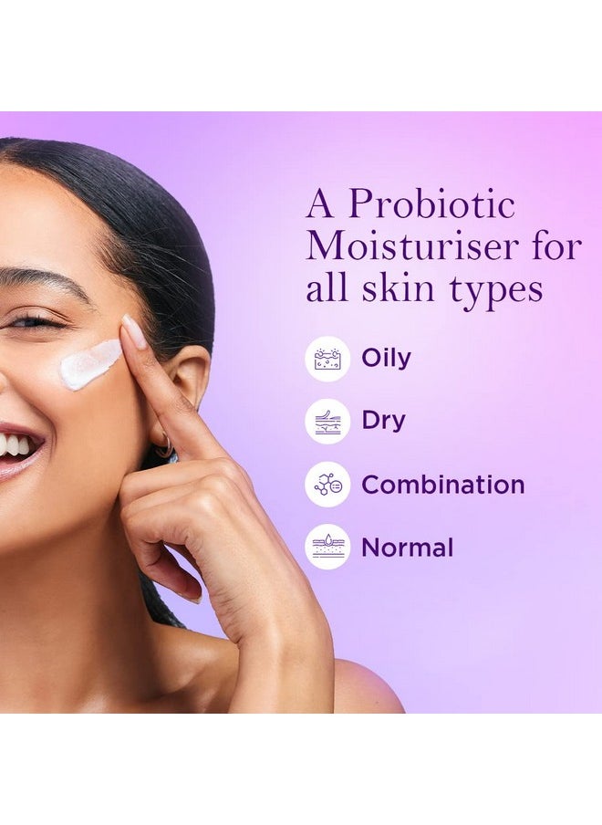 La Shield - La Shield Probiotic Moisturizer Face Cream | 72 HR Hydration | Soft & Supple Skin | For Dry Skin, Normal Skin, Oily Skin & Sensitive Skin | Quick Absorption I Repairs UV Damage | Dermatologically - Image 1