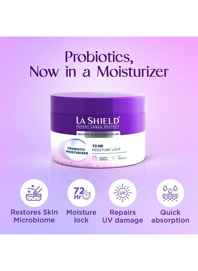 La Shield - La Shield Probiotic Moisturizer Face Cream | 72 HR Hydration | Soft & Supple Skin | For Dry Skin, Normal Skin, Oily Skin & Sensitive Skin | Quick Absorption I Repairs UV Damage | Dermatologically - Image 1