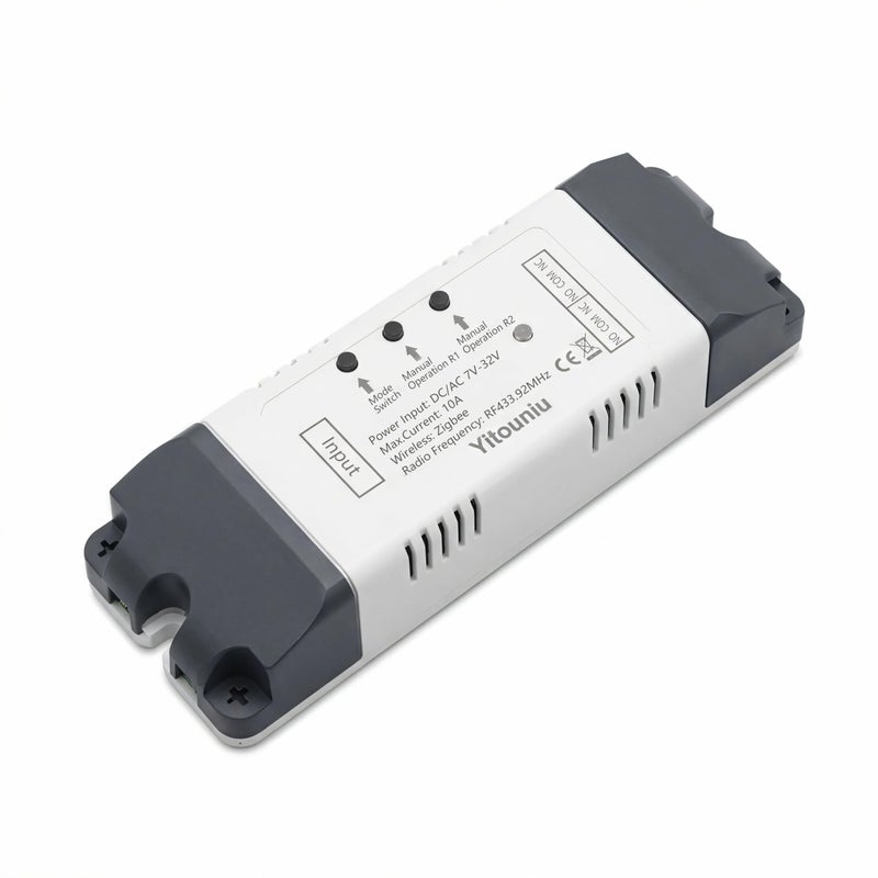 Yitouniu Zigbee 2CH DC 732V Relay Smart Switch ModuleWireless APP Remote Control with InchingSelfLockInterlock Switch ModelWorks with Tuya Zigbee GatewayAlexaGoogle Home Required ZigBee Hub - Image 2