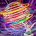 SUMMERLANGUAGE Flying Orb Ball Toy 2025 Upgraded Magic Flying Orb Toy with LED Light 360Rotating Boomerang Flying Toys Indoor Outdoor Fun Games for Boys Girls Adults Kids Red - Image 3