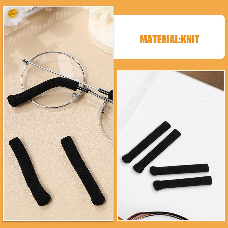 👕 مجموعة ثلاثة أزواج وسادات أذن مضادة للانزلاق لنهايات نظارات مع أغطية نهايات مضادة للانزلاق - Image 4