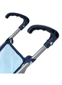 Deluxe 4 Wheel Folding Blue Stroller For Dolls Up To 22 inch from Peterkin gift for kids of Age above 3 years - pzsku/ZA93CC056D0AE3767948EZ/45/_/1732082649/fdc9caa0-d820-4dd6-a849-7808de8cee4c