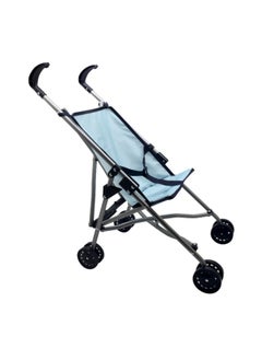 Deluxe 4 Wheel Folding Blue Stroller For Dolls Up To 22 inch from Peterkin gift for kids of Age above 3 years - pzsku/ZA93CC056D0AE3767948EZ/45/_/1732082650/f63718b4-f418-4607-91ad-3e82995943cb