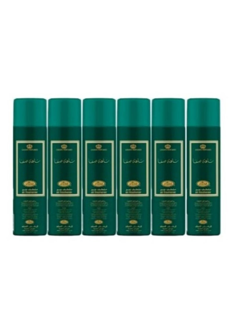 ملطف جو ساعة صفا 300 مل 6 قطع