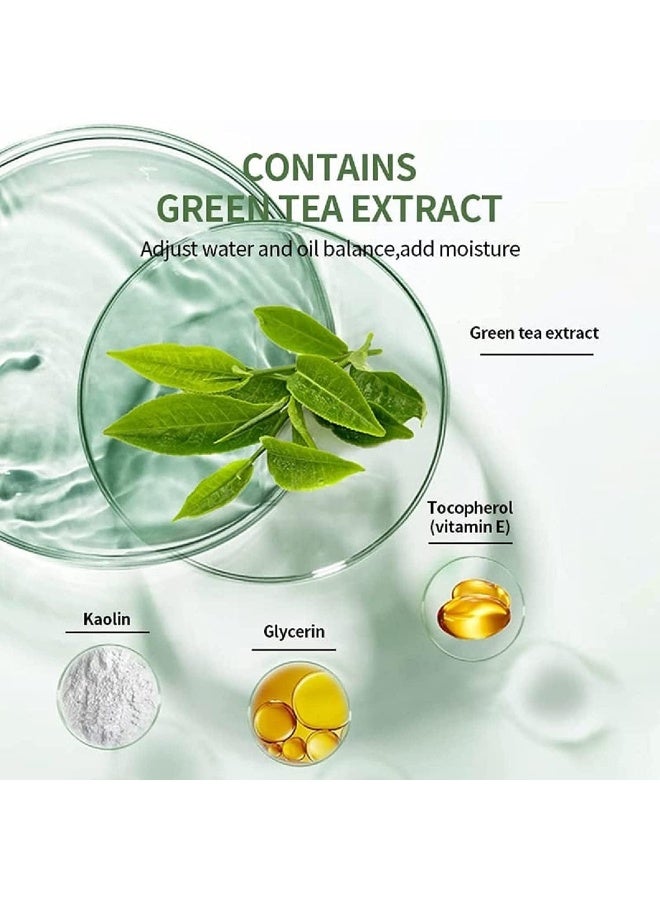Cosyfoal Green Tea Mask, Poreless Deep Cleanse Green Tea Mask For Face Moisturizing, Cosyfoal Green Tea Mask Stick, Poreless Green Tea Mask Stick for Face Moisturizing (1 Pcs, Green Tea Mask) - Image 3