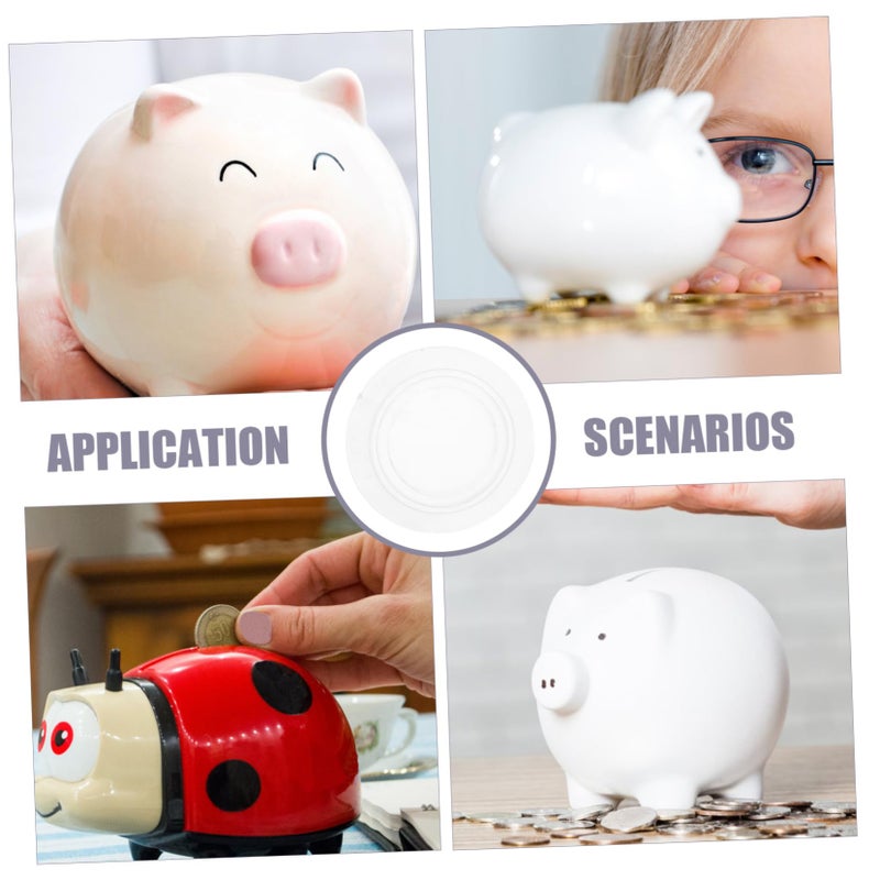 Piggy Bank Stoppers 20 Pack Round Plugs For Saving Box Bottom Size 4 20X4 20X0 80CM - Image 3
