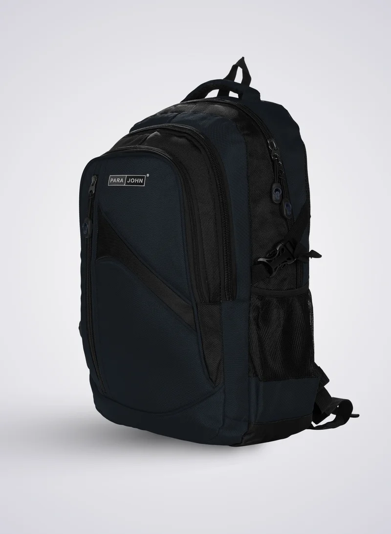 بارا جون Parajohn Iconic 24-Inch Lightweight School Backpack with Multiple Pockets  -Navy