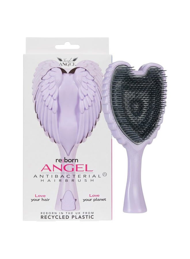 Tangle Angel Detangler Hair Brush - Detangling Hairbrushes for Women with Straight, Wavy, Curly, Long, Thick, & Frizzy Hair - Smoothing Paddle Brush Detangler for Shower & Hairstyling - Lilac - Image 1