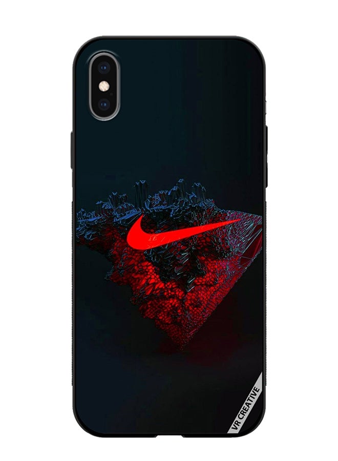 VR CREATIVE غطاء حماية لجهاز آبل آيفون X/XS بتصميم نايك متعدد الألوان - Image 1