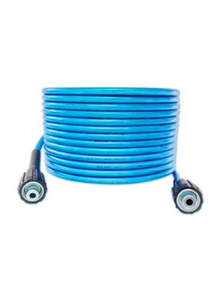 BALLOREX BALLOREX 11 meter Car WasherPressure Washer Hose Pipe Size M22 Connector Compatible with JPT StarQ Ballorex Vantro Btali Gaocheng Cazar Blue  - Image 1