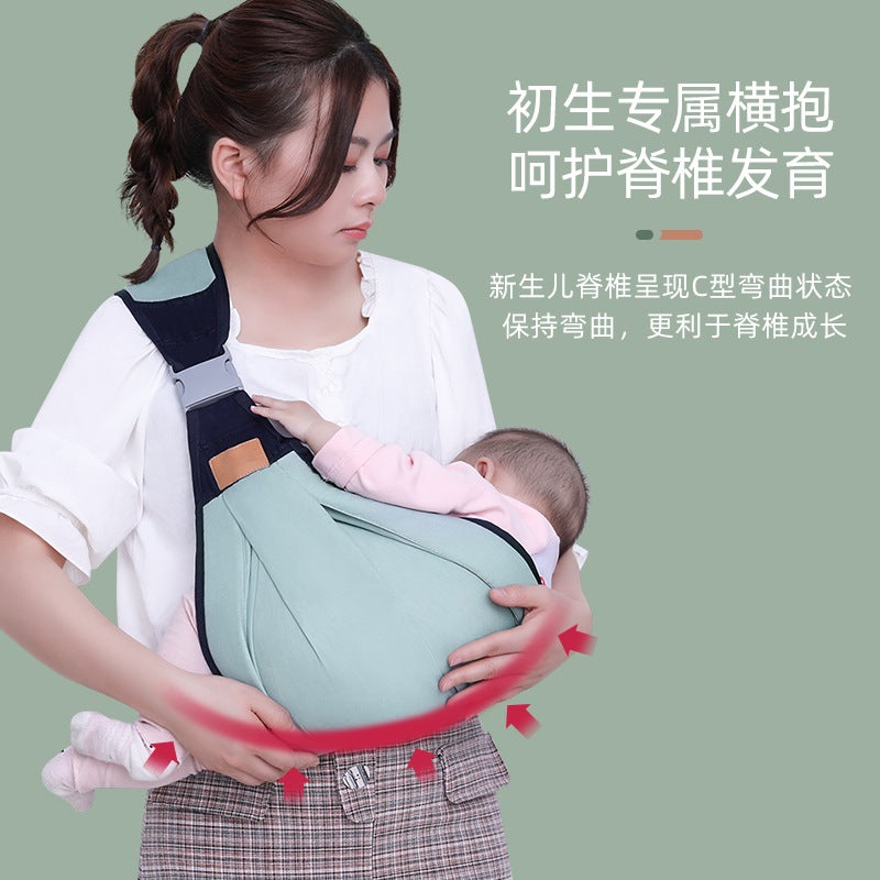 Baby Backpack Lightweight Baby Holding Artifact Front Holding Baby Strap Newborn Multifunctional Simple - Image 4