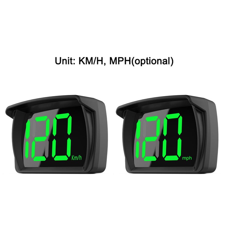 KKNOON Car Headup Display KM/H MPH GPS Digital Speedometer with LED Large Font Display for Car Truck SUV Motorcycle - Image 2
