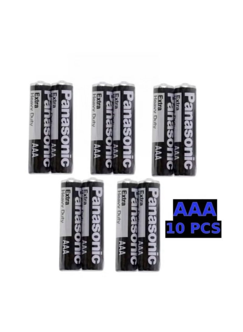 Panasonic AAA Batteries 10 Pcs – Extra Heavy Duty Long Lasting Dry Batteries for Remote Controls, Games & Electronics - Image 4