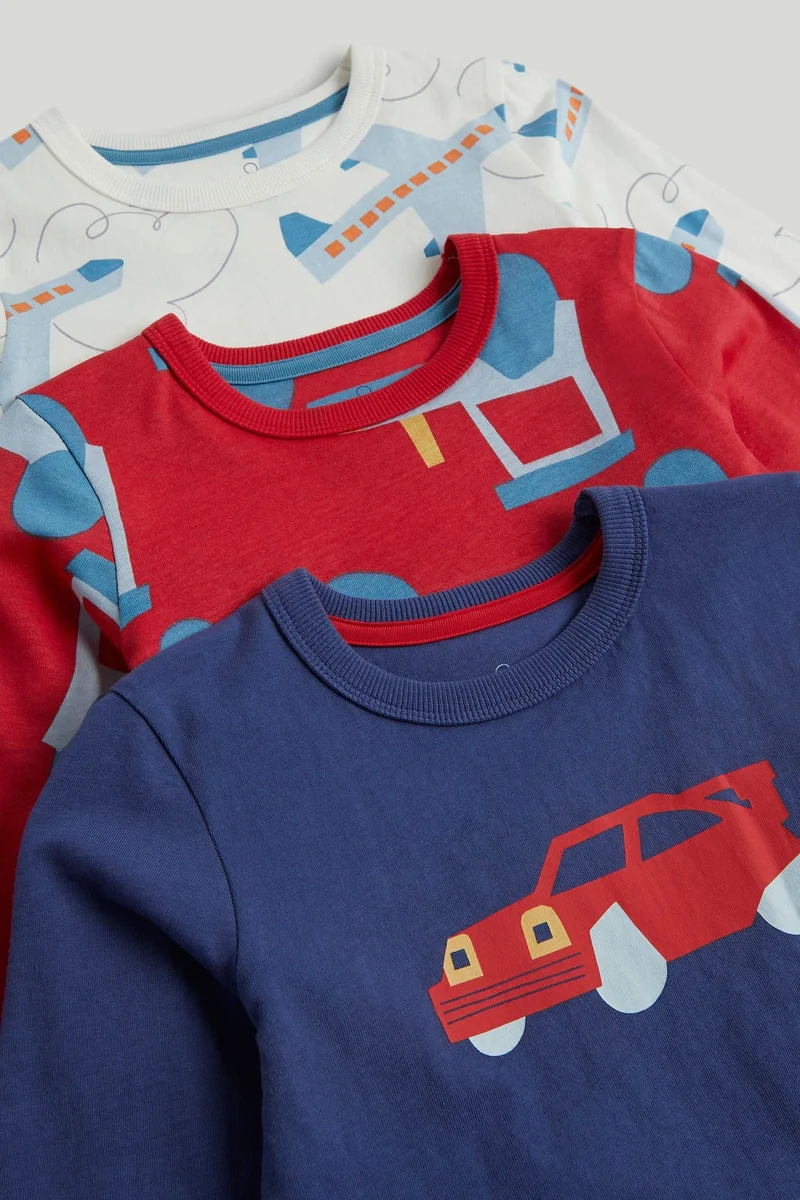 mothercare 3 Pack Transport Pyjamas