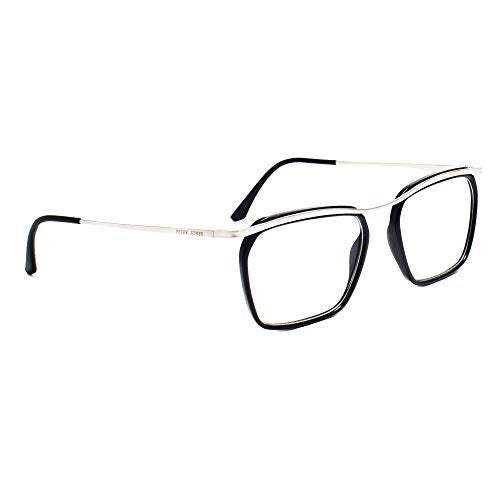 Peter Jones Square Blue Light Blocking Reading Glasses for Men and Women | Computer Readers UV Protection lenses (AG216, SIZE MEDIUM) - Image 3