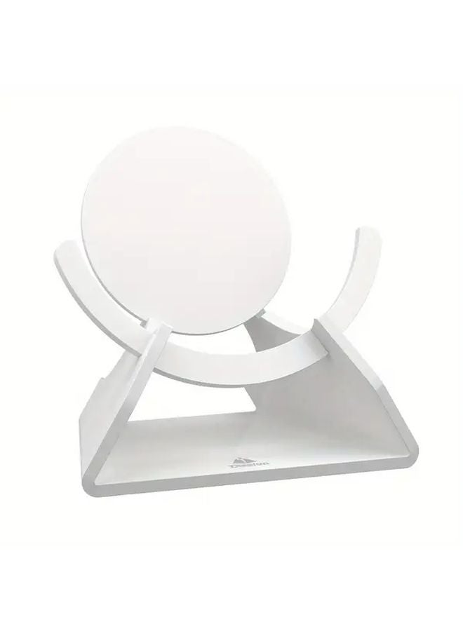 White Acrylic Upright Speaker Stand For Nest Mini Stable Tripod Base Desktop Holder - Image 1