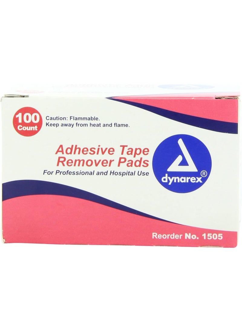 Dynarex Dynarex Adhesive Tape Remover Pad Assorted 100 Count  - Image 1