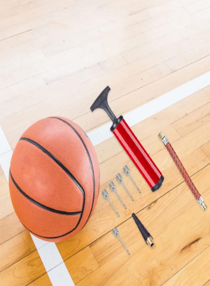 GGOOT Ball Pump with Needle Nozzle Extension Hose Basketball Balloon Pump Hand Air Pump for Volleyball Football 8PCS 24CM - Image 2