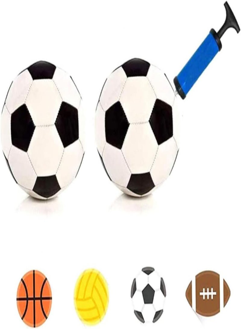 GGOOT Ball Pump with Needle Nozzle Extension Hose Basketball Balloon Pump Hand Air Pump for Volleyball Football 8PCS 24CM - Image 4