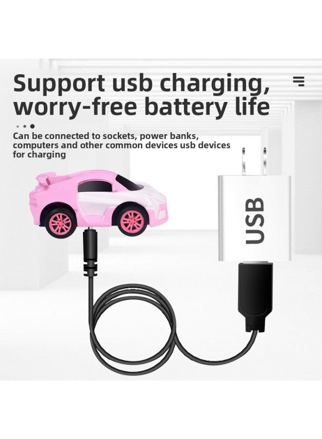 【Direct Supply】 Online Red Toy Watch Electric Mini Remote Control Car Car Children's Male-Color:Red Alloy Police Car - Image 4