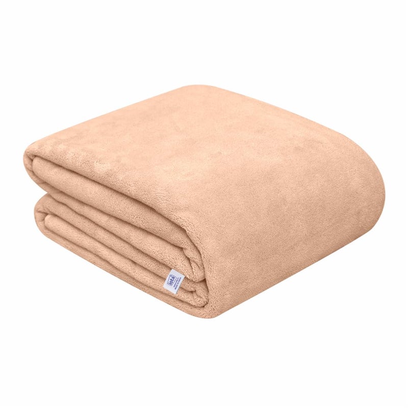 iota iota Microfiber Hair Face Care Bath Towel 1 pc 70x140cm 350 GSM Multicolour Ultra Absorbent Super Soft Comfortable Quick Drying for Women Daily Use Pack of 1 Extra Large Size Brown 