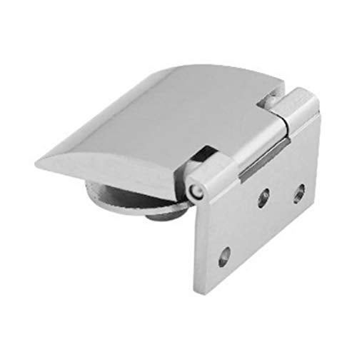 Atlantic Brass Heavy Glass Door Hinges for Home, Office, Hotel (S.S. Finish) Pack of 2 Piece - Image 4