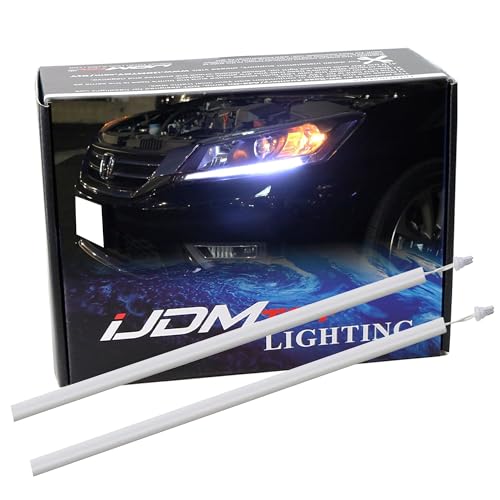 مجموعة من مصابيح LED بيضاء زينون متوافقة مع هوندا أكورد سيدان 2013-2015، مجموعة ترميمية تناسب داخل غلاف مصباح الانتظار