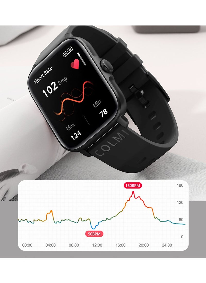ColMi P28 Plus Smart Watch Sports Heart Rate Pedometer IP68 Waterproof For Android And iOS  - Image 2