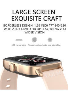 كولمي ساعة ذكية P28 Plus رياضية ومعدل ضربات القلب IP68 مقاومة للماء متوافقة مع Android وiOS  - Image 3