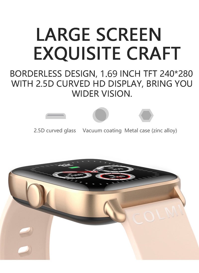 ColMi P28 Plus Smart Watch Sports Heart Rate Pedometer IP68 Waterproof For Android And iOS  - Image 3