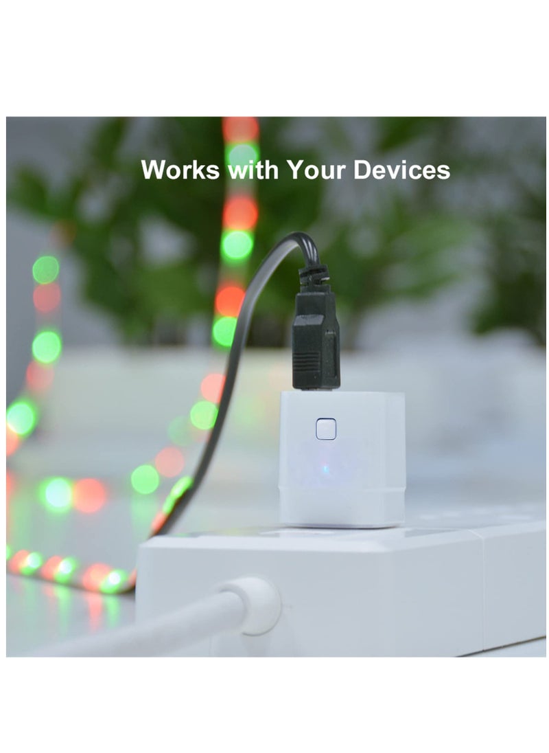 Excefore - محول واي فاي ذكي Tuya Micro DC 5V USB لأجهزة USB، محول USB لاسلكي للمنزل الذكي DIY، جهاز تحكم عن بعد عبر التطبيق، متوافق مع Alexa وGoogle Home للتحكم الصوتي، أبيض - Image 1