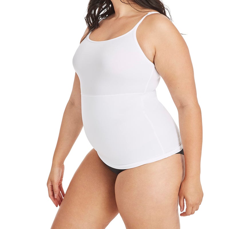 Maidenform womens Long Length Camisole Fl3266 shapewear tops, White, Medium US - Image 2