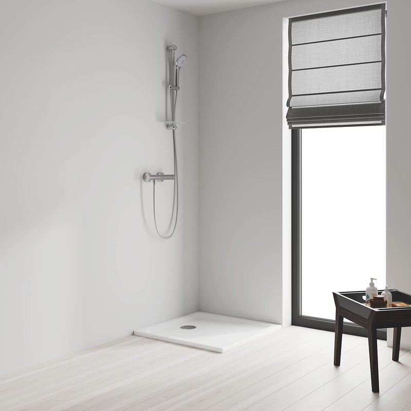 GROHE 27499000 Euphoria Neutral 24-In Shower Rail, Chrome, Chrome (27499000) - Image 1