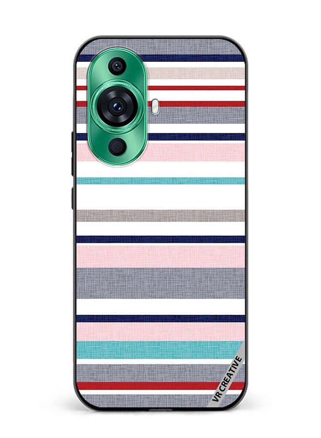 VR CREATIVE Protective Case Cover For Huawei nova 11 Ultra Strips Design Multicolour - Image 1