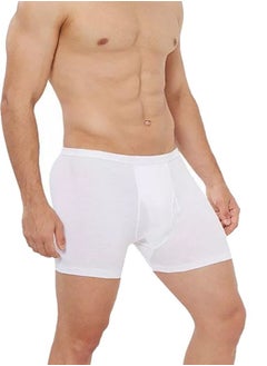 DICE White Short Boxer for Men Solid  (6 Pieces)  - Image 3