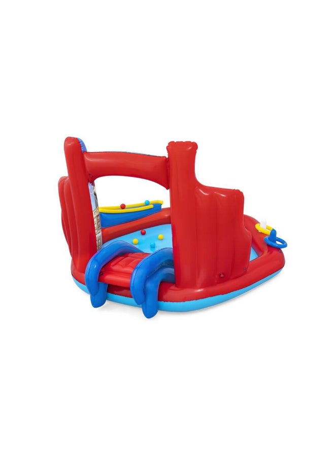 Bestway مركز لعب بست واي مارفل سبايدر مان القابل للنفخ (2.11 × 2.06 × 1.27 م) - Image 1