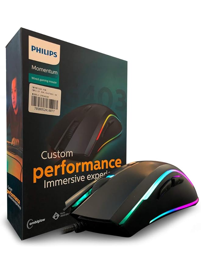 Philips Professional Gaming Mouse With Rgb Spk9403B - Image 1