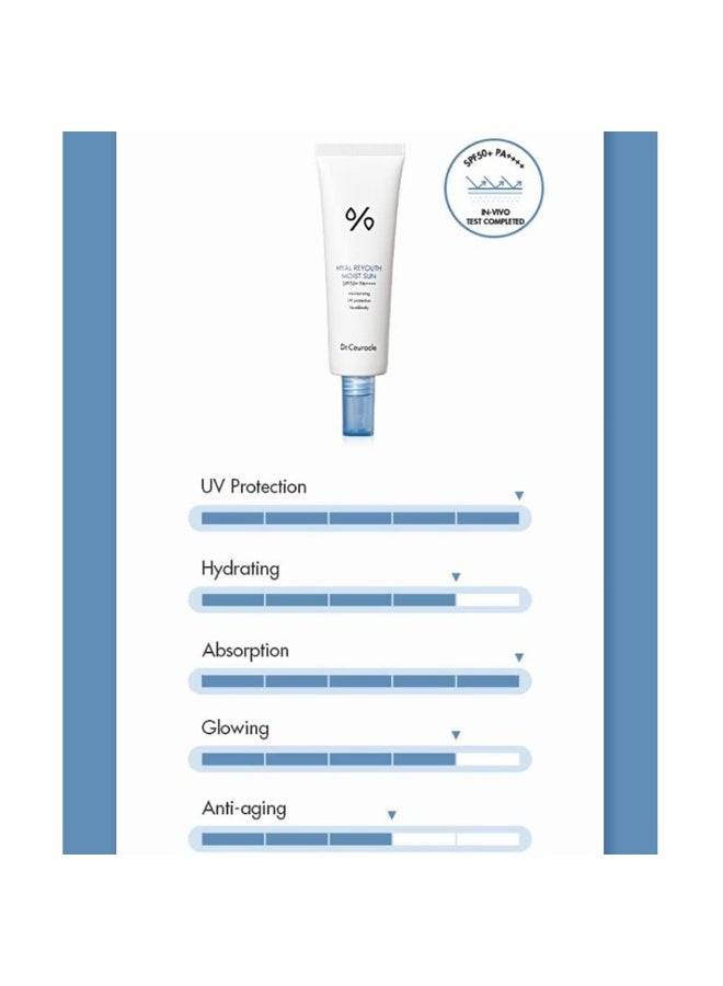 Dr. Ceuracle Dr.Ceuracle Hyal Reyouth Moist SunㅣSkin Concernㅣ Essence-like Sunscreen without stickiness - Image 3