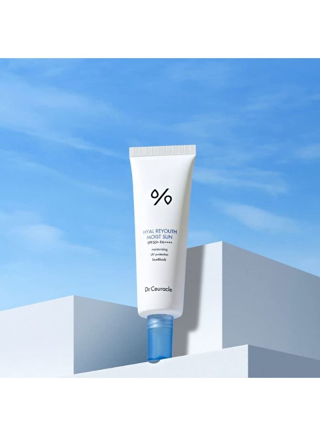 Dr. Ceuracle Dr.Ceuracle Hyal Reyouth Moist SunㅣSkin Concernㅣ Essence-like Sunscreen without stickiness - Image 4