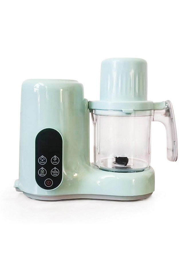GROWNSY Baby Food Maker with with Two Layer Steaming Baskets for Steamer,Blender,Bottle Warming Fuction Cyan  - Image 1