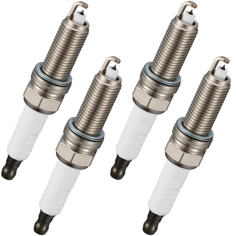 BDFHYK Iridium Spark Plugs Compatible with Hyundai Azera Elantra Tucson for Kia Forte Cadenza Optima Rondo Sedona Sorento Soul 18L 20L 24L 33L 35L 38L L4 V6 Engine Replacement for 9686 Set of 4