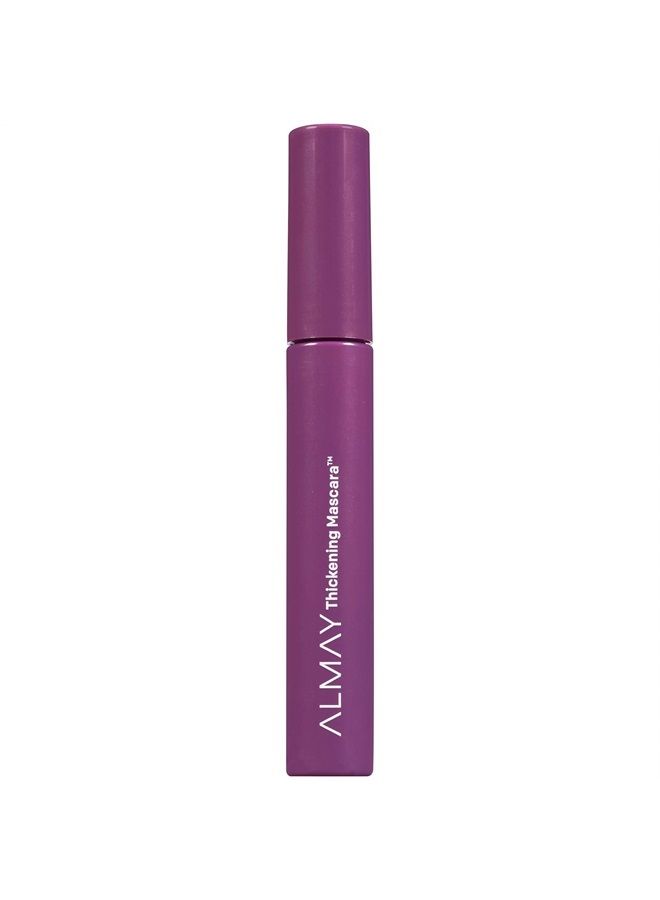 Almay Mascara, Thickening, Volume & Length Eye Makeup with Aloe and Vitamin B5, Hypoallergenic-Fragrance Free, Ophthalmologist Tested, 402 Black (Pack of 1) 