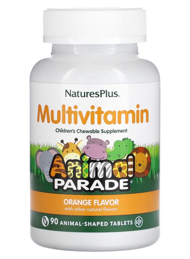Animal Parade Children's Chewable Multivitamin Orange 90 Animal-Shaped Tablets