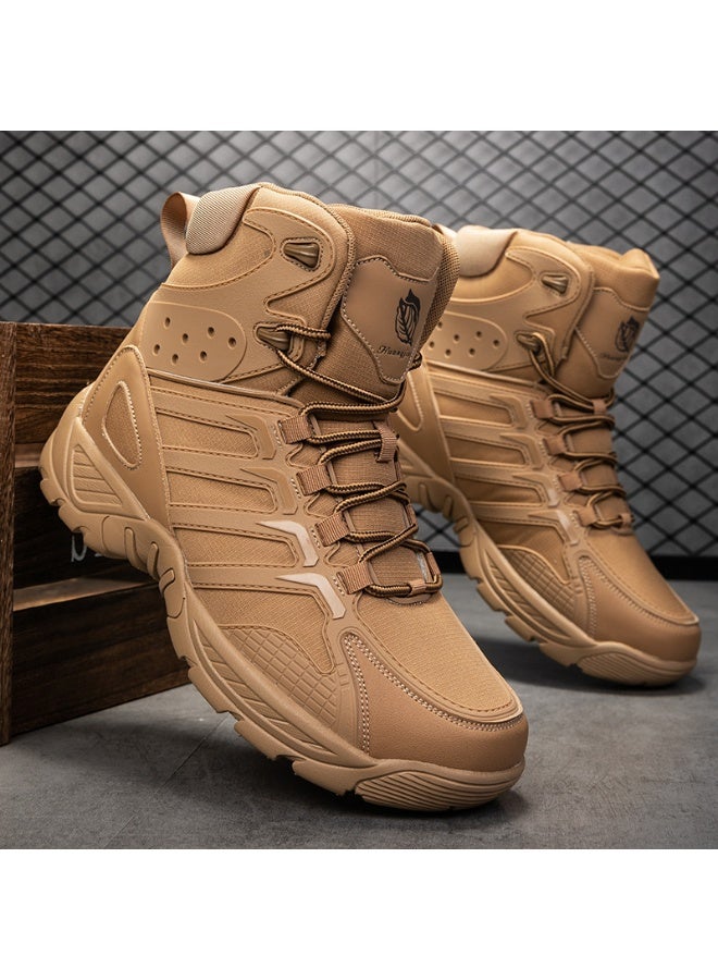 NIBEMINENT Autumn Winter Men's Outdoor Male Hiking Boots Men Special Force Desert Tactical Combat Ankle Boots Men Work Boots  - Image 3