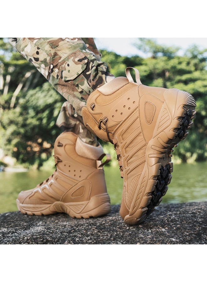 NIBEMINENT Autumn Winter Men's Outdoor Male Hiking Boots Men Special Force Desert Tactical Combat Ankle Boots Men Work Boots  - Image 2