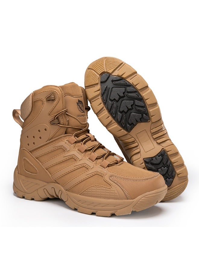 NIBEMINENT Autumn Winter Men's Outdoor Male Hiking Boots Men Special Force Desert Tactical Combat Ankle Boots Men Work Boots  - Image 1