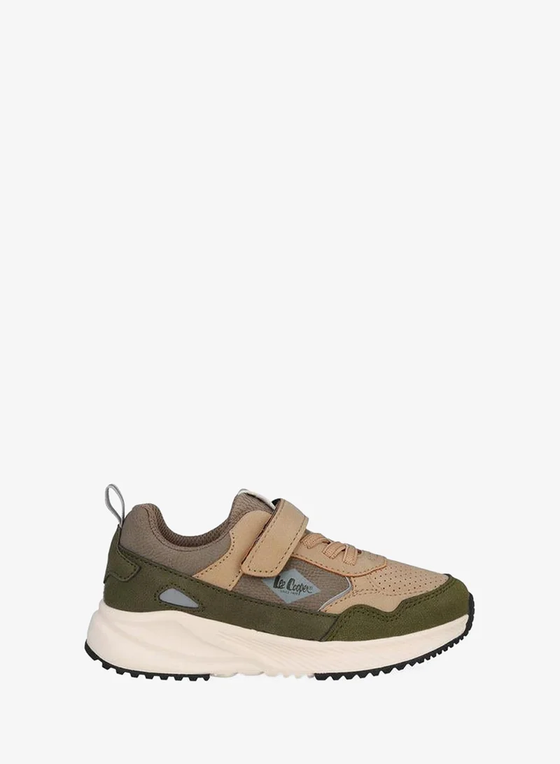 لي كوبر Boys Hook & Loop Ankle Sneakers