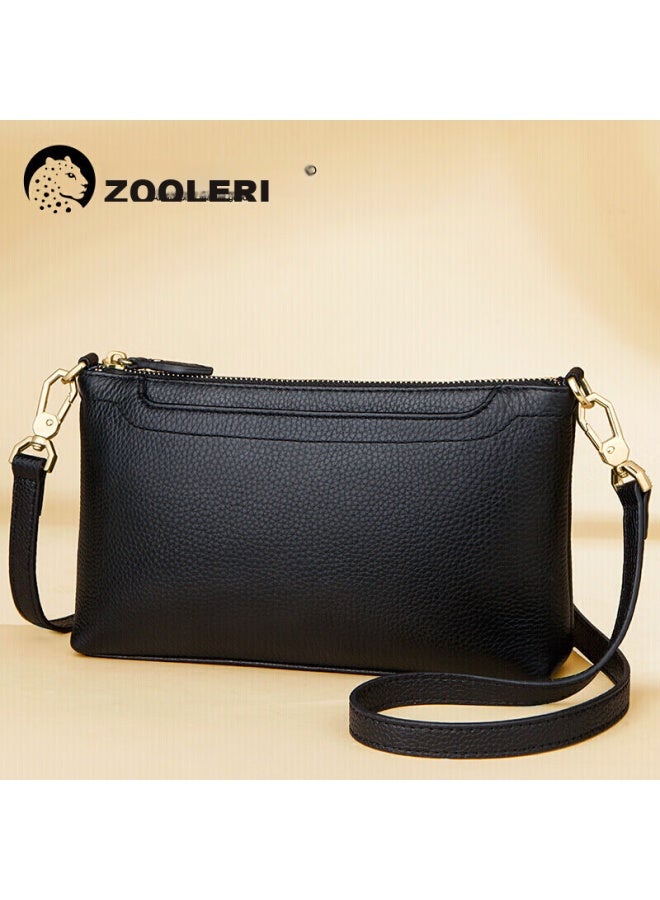 ZOOLER Zhu'er Handbag, Women's Leather Crossbody Bag, Ladies' Purse, Middle-aged Mom Bag, Clutch, Women's Shoulder Bag, Birthday Gift For Women - Image 1