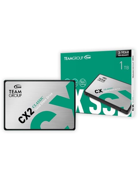 Team Group 1TB SSD Sata 2.5" CX2 Read/Write Up to 540/490 MB/s