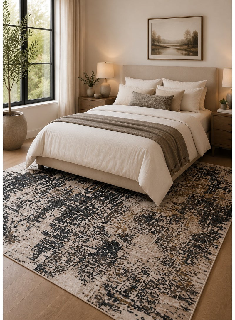 Home auraa Carpet Rug – Size 160 x 220 cm – 5.25x7.26 ft | Ideal Carpet for Living Room, Bedroom, Office, Hallway. - Image 1